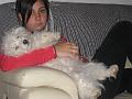 Moment calin avec Sarah